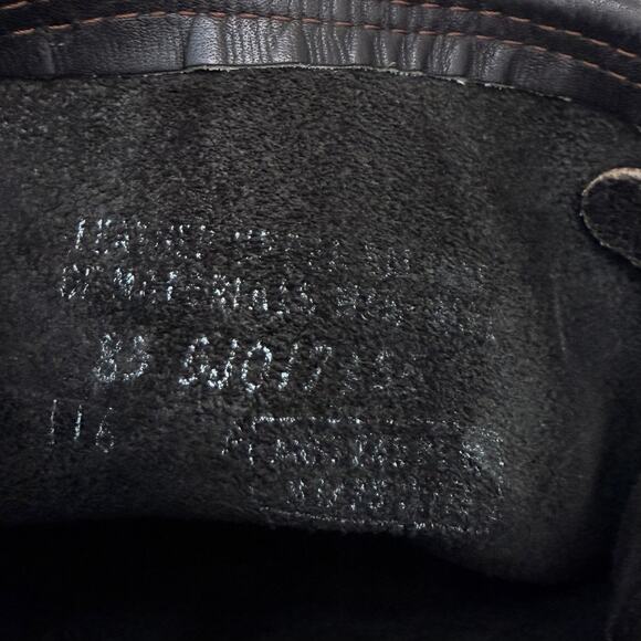 Vintage 70’s Rare ‘Bike Boots’ Black Leather Motorcycle Size 9 main image 5